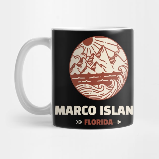 Retro Marco Island by victoria@teepublic.com